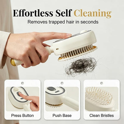 🏆2026 Hot Picks-3-in-1 Electric Spray Massage Hairbrush | Anti-Thinning Care -EV